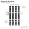 Westin Automotive TEXTURED BLACK RUNNING BOARDS 54 INCHES TEXTURED BLACK GRATE STEPS RUNNING BOARD (BRKT SOLD SEP) 27-74705 - alternate 10